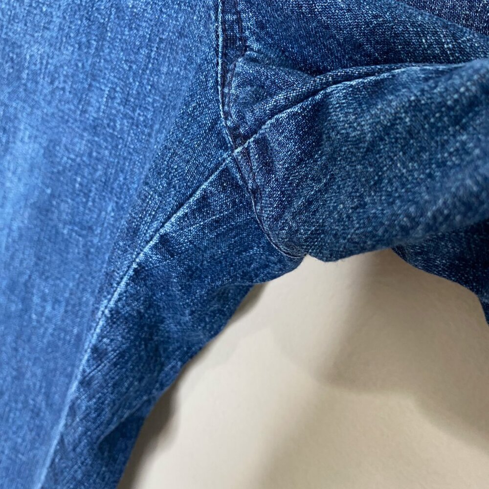 Rachel Comey Slim Legion Jeans Two Tone High Rise Straight Crop Raw Hem 4 - Picture 7 of 14